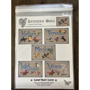 Lavender Wings Cross Stitch Land That Love States Part 9 New